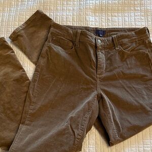 NYDJ Tan Corduroy Trousers